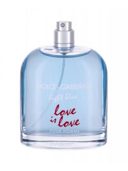DOLCE & GABBANA LIGHT BLUE LOVE IS LOVE TESTER 4.2 EAU DE TOILETTE SPRAY FOR MEN