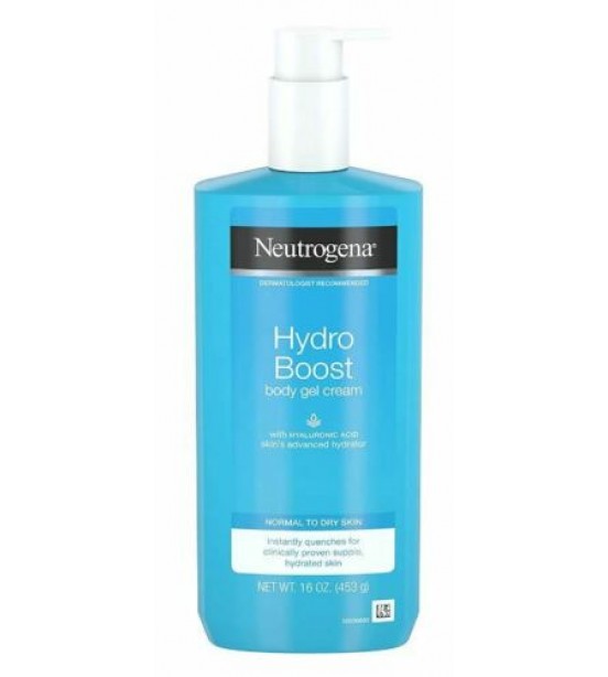 Neutrogena Hydro Boost Body Gel Cream With Hyaluronic Acid 16 oz