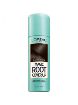 L'Oreal Paris Magic Root Cover Up Gray Concealer Spray, Dark Brown, 2 oz