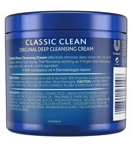 Noxzema Cleanser Deep Cleansing Cream