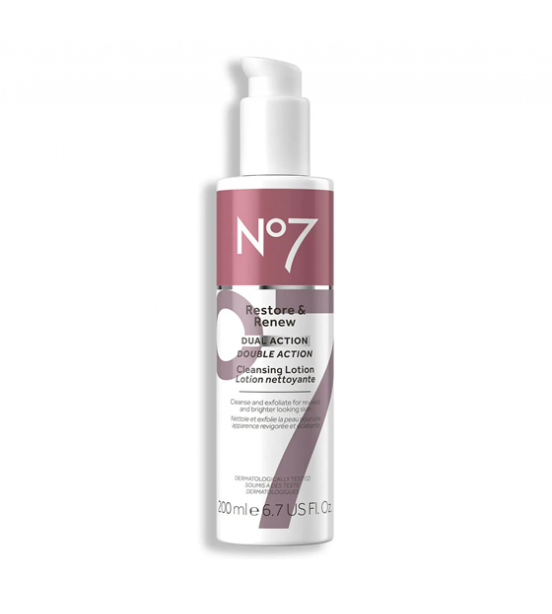 No7 Restore & Renew Cleansing Lotion 6.7 fl oz