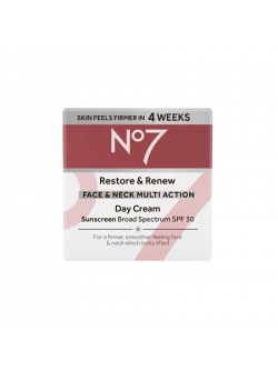 Boots No7 Restore & Renew Multi Action Face & Neck Day Cream SPF 30 50ml