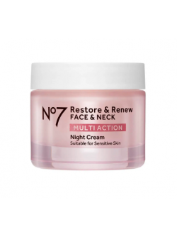 No7 Restore & Renew Multi Action Face & Neck Night Cream 50ml