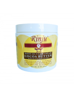 Rinju 3 in 1 Cocoa Body Butter Cream 12 oz