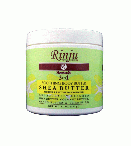 Rinju 3 in 1 Shea Body Butter Creme 11 oz