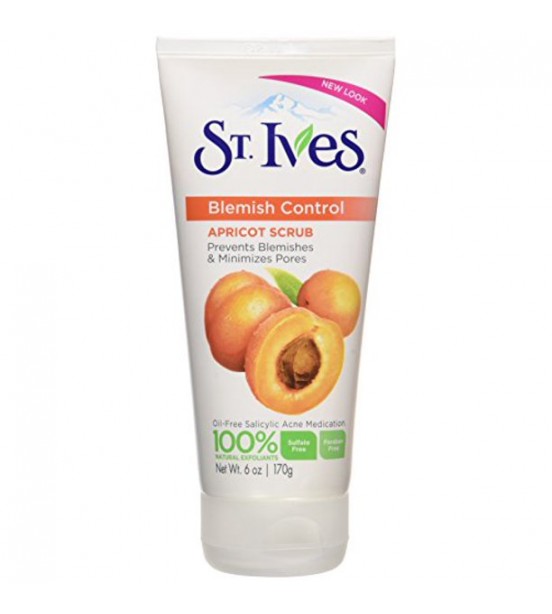 St. Ives Acne Control Face Scrub, Apricot, 6 oz (Packaging May Vary)