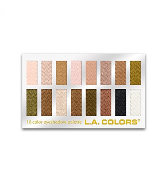 L.A. Colors 16 Color Eyeshadow Palette Smokin 0.95 oz