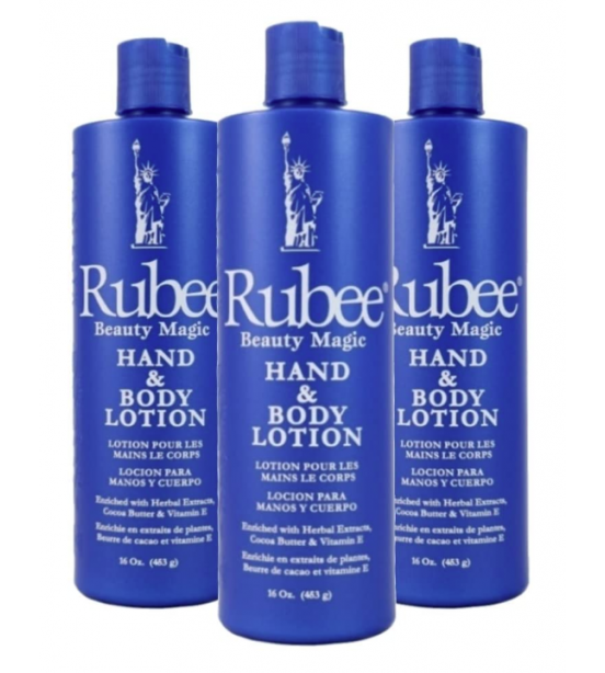 6 Pack Rubee Beauty Magic Hand And Body Lotion, 16 Oz