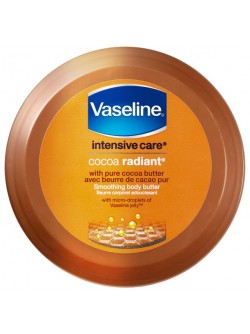 Vaseline Cocoa Radiant Smoothing Body Butter, 8 oz