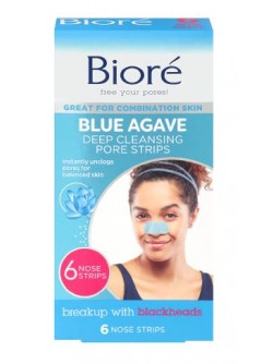 Biore Blue Agave Pore Nose Strips 6.0 ea