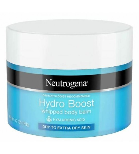 Neutrogena Hydro Boost Hydrating Whipped Body Balm with Hyaluronic Acid 6.7 oz