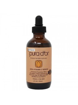 PURA D'OR 20% Vitamin C Serum For Eyes and Face 4.0 oz