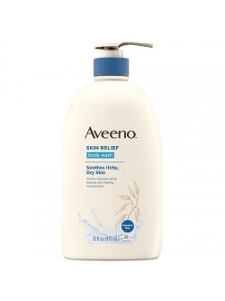 Aveeno Skin Relief Body Wash For Dry Skin Fragrance-Free 33.0 fl oz