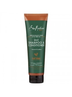 2-in 1 Shampoo & Conditioner for Men African Black Soap 10.3 oz