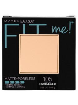 Maybelline Fit Me Matte + Poreless Pressed Face Powder Makeup 0.29 fl oz