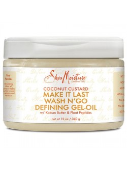 SheaMoisture Coconut Custard Make It Last Wash N Go Defining Gel-Oil 12.0 oz