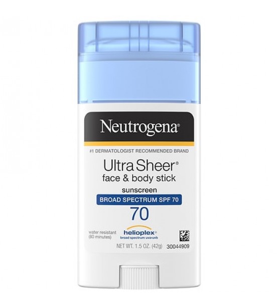 Ultra Sheer Non-Greasy Sunscreen Stick SPF 70 1.5 oz