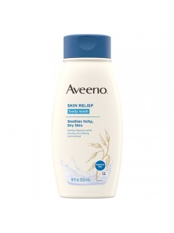 Aveeno Skin Relief Body Wash For Dry Skin Fragrance-Free 18.0 fl oz