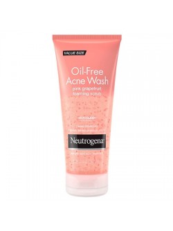 Neutrogena Oil-Free Acne Wash Pink Grapefruit Foaming Scrub Pink Grapefruit 6.7 fl oz