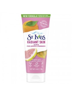 St. Ives Radiant Skin Face Scrub Pink Lemon and Mandarin Orange 6.0 oz