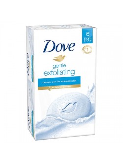 DOVE Beauty Bars Gentle Exfoliating 3.75 oz x 6 pack
