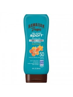 Hawaiian Tropic Island Sport Lotion Sunscreen SPF 50 8.0 fl oz