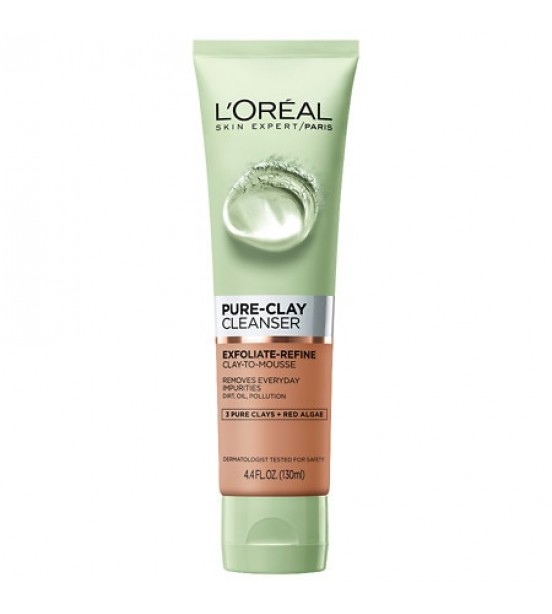 L'Oreal Paris Pure-Clay Cleanser Exfoliate & Refine 4.4 oz
