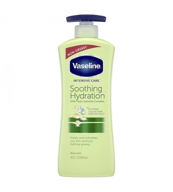 Vaseline Hand and Body Lotion Soothing Hydration Aloe Soothe 20.3 oz