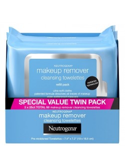 Neutrogena Makeup Remover Cleansing Face Wipes 25.0 ea x 2 pack