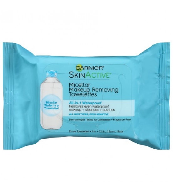 Garnier SkinActive Micellar Waterproof Makeup Remover Wipes 25.0 ea