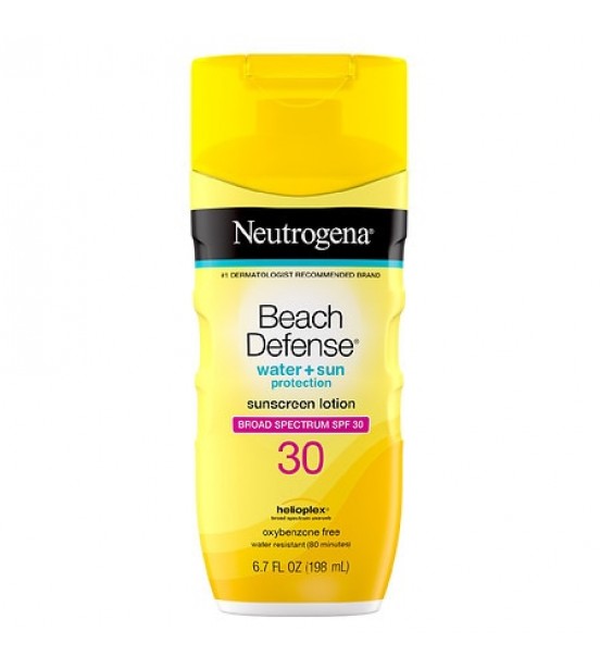 Neutrogena Beach Defense Sunscreen Lotion With SPF 30, 6.7 fl oz