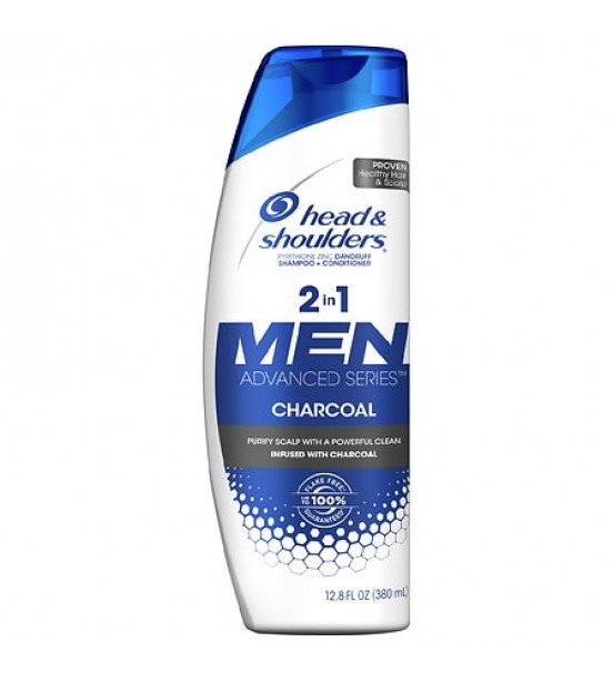 Head and Shoulders Men Advanced Series 2in1 Charcoal Shampoo 12.8 fl oz