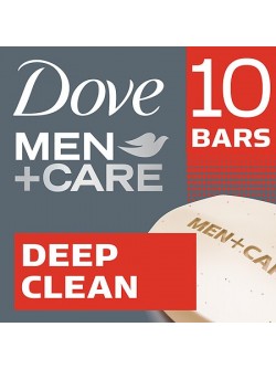 Dove Men+Care Body and Face Bar Deep Clean 1.0 ea x 10 pack