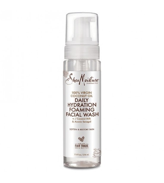 SheaMoisture 100% Virgin Coconut Oil Foaming Facial Wash 7.3 oz