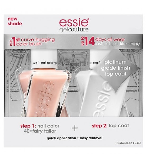 Essie nail polish + top coat kit 1.0 ea