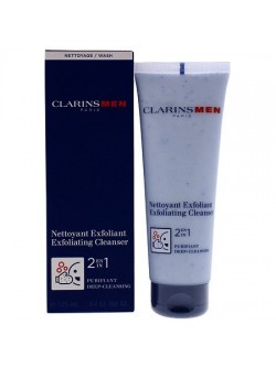 Clarins 2 in 1 Exfoliating Cleanser for Men 4.4 oz