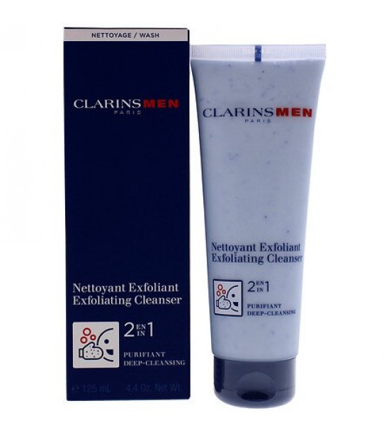Clarins 2 in 1 Exfoliating Cleanser for Men 4.4 oz