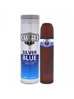 Cuba Silver Blue Eau de Toilette Spray 3.3 fl oz